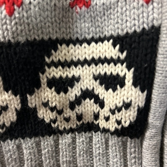 Star Wars Hanna Andersson Fanatics Darth Vader Full Zip Kids Sweater kids 6-7 - Picture 5 of 7